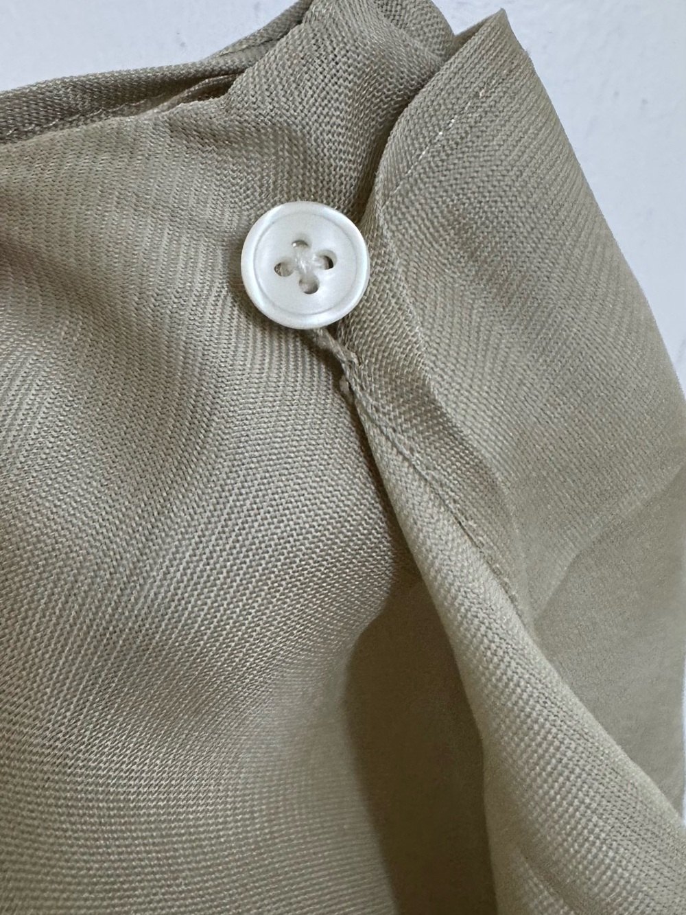NWT HELSA The Silk Gazar Skirt With Drape in Stone - Picture 14 of 14